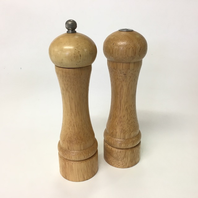 SALT & PEPPER GRINDER, Medium Beech Timber Pair